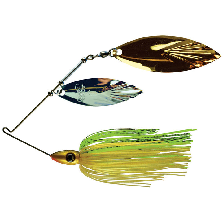 Picasso Lures Hog Snatcher Double Willow Spinnerbaits - Big Sexy / 1/2 oz-Chart White Hologram / 3/8 oz-Gizzard Shad / 3/8 oz-Golden Shiner / 3/8 oz-Golden Shiner / 1/2 oz-Sunfish / 3/8 oz-White Shad / 3/8 oz-White Shad / 1/2 oz - Carolina Fishing Tackle LLC