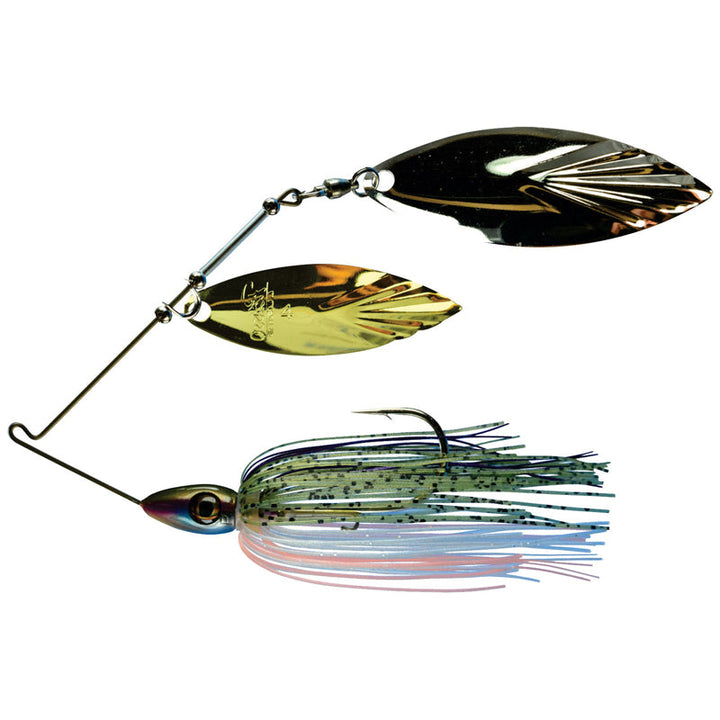 Picasso Lures Hog Snatcher Double Willow Spinnerbaits - Big Sexy / 1/2 oz-Chart White Hologram / 3/8 oz-Gizzard Shad / 3/8 oz-Golden Shiner / 3/8 oz-Golden Shiner / 1/2 oz-Sunfish / 3/8 oz-White Shad / 3/8 oz-White Shad / 1/2 oz - Carolina Fishing Tackle LLC