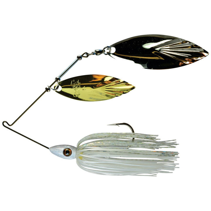 Picasso Lures Hog Snatcher Double Willow Spinnerbaits - Big Sexy / 1/2 oz-Chart White Hologram / 3/8 oz-Gizzard Shad / 3/8 oz-Golden Shiner / 3/8 oz-Golden Shiner / 1/2 oz-Sunfish / 3/8 oz-White Shad / 3/8 oz-White Shad / 1/2 oz - Carolina Fishing Tackle LLC