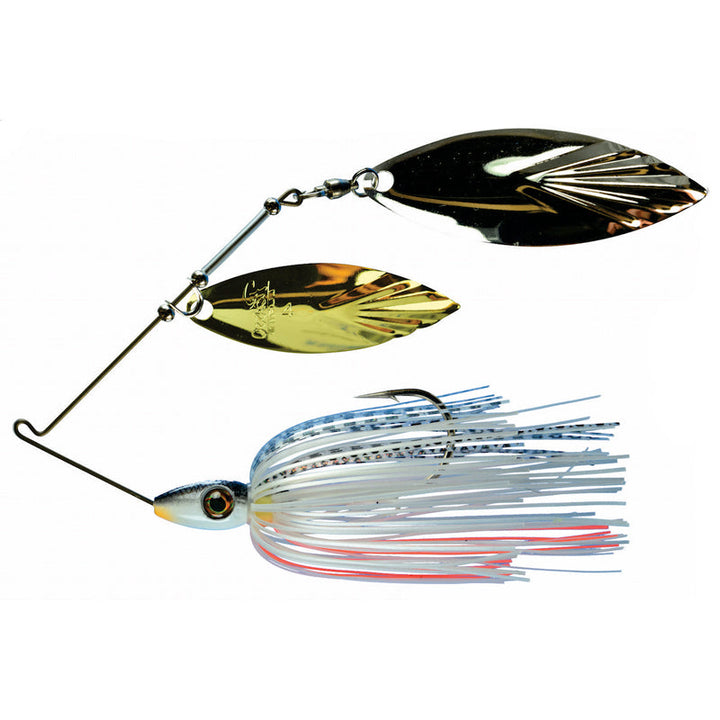 Picasso Lures Hog Snatcher Double Willow Spinnerbaits - Big Sexy / 1/2 oz-Chart White Hologram / 3/8 oz-Gizzard Shad / 3/8 oz-Golden Shiner / 3/8 oz-Golden Shiner / 1/2 oz-Sunfish / 3/8 oz-White Shad / 3/8 oz-White Shad / 1/2 oz - Carolina Fishing Tackle LLC
