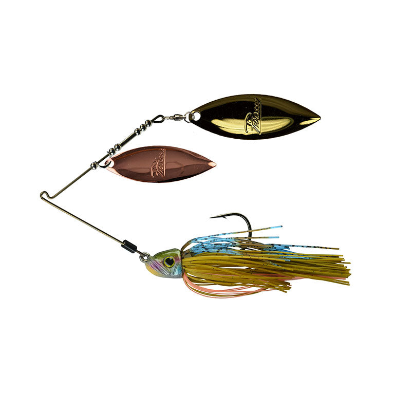 Picasso Lures Inviz-Wire Pro (DW) Spinnerbaits - Big Sexy / 3/8 oz-Big Sexy / 1/2 oz-Blue Glimmer Shad / 1/2 oz-Bluegill / 3/8 oz-Bluegill / 1/2 oz-Chartreuse Gizzard Shad / 3/8 oz-Chartreuse Gizzard Shad / 1/2 oz-Chartreuse White Crystal / 3/8 oz-Chartreuse White Crystal / 1/2 oz-Pearl White / 3/8 oz - Carolina Fishing Tackle LLC