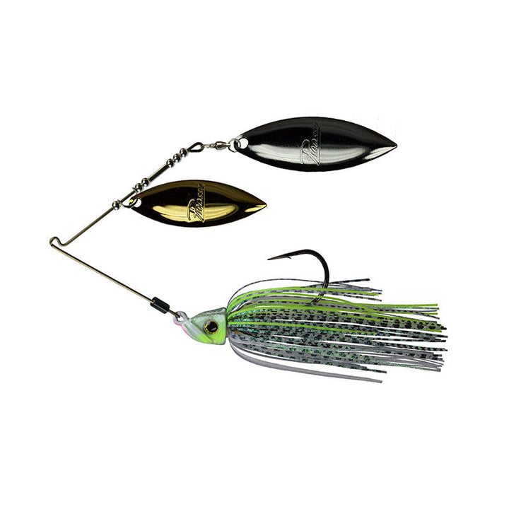 Picasso Lures Inviz-Wire Pro (DW) Spinnerbaits - Big Sexy / 3/8 oz-Big Sexy / 1/2 oz-Blue Glimmer Shad / 1/2 oz-Bluegill / 3/8 oz-Bluegill / 1/2 oz-Chartreuse Gizzard Shad / 3/8 oz-Chartreuse Gizzard Shad / 1/2 oz-Chartreuse White Crystal / 3/8 oz-Chartreuse White Crystal / 1/2 oz-Pearl White / 3/8 oz - Carolina Fishing Tackle LLC