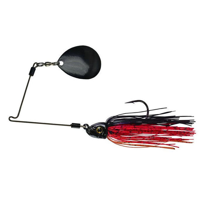 Picasso Lures Inviz-Wire Pro Night Thumper Spinnerbaits - Black Blue/Copper Blade / 3/8 oz-Black/Copper Blade / 1/2 oz-Black Red Camo/Black Blade / 3/8 oz-Black Red Camo/Black Blade / 1/2 oz-Dark Red Craw/Black Blade / 3/8 oz-Purple Phantom/Black Blade / 3/8 oz-Purple Phantom/Black Blade / 1/2 oz-Purple Phantom/Copper Blade / 3/8 oz-Purple Phantom/Copper Blade / 1/2 oz-Warmouth/Black Blade / 3/8 oz - Carolina Fishing Tackle LLC