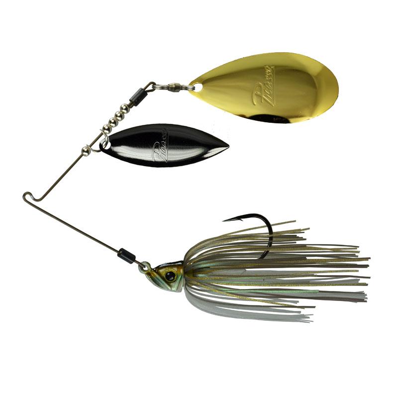 Picasso Lures Inviz-Wire Pro Willow Indiana Spinnerbaits - Bling Shad / 3/8 oz-Tennessee Shad / 3/8 oz-White Pearl / 3/8 oz-White Pearl / 1/2 oz - Carolina Fishing Tackle LLC