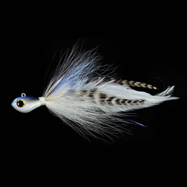 Picasso Special FX Hair Jig - Big Sexy / 1 oz - #6/0-Blue Glimmer / 1 oz - #6/0 - Carolina Fishing Tackle LLC