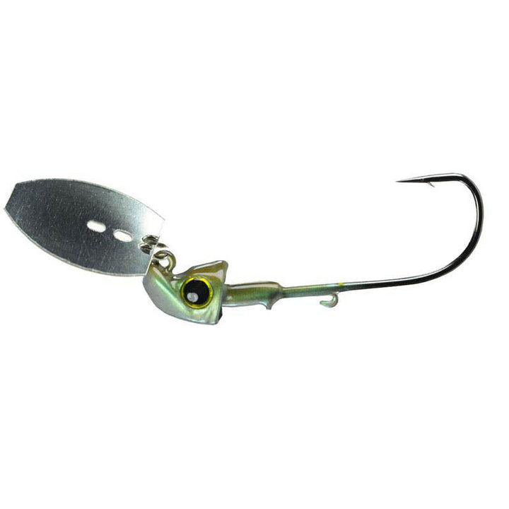 Picasso Undressed Shock Blade Pro - Blue Glimmer/Nickel Blade / 3/8 oz-Blue Glimmer/Nickel Blade / 1/2 oz-Gizzard Shad/Nickel Blade / 1/2 oz-Holographic Shad/Nickel Blade / 1/2 oz - Carolina Fishing Tackle LLC