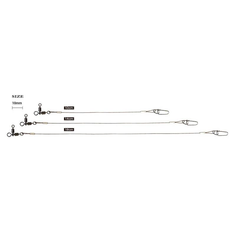 RYUGI Hooks Wire Caro Swivel 2pk - 10cm-14cm-18cm - Carolina Fishing Tackle LLC