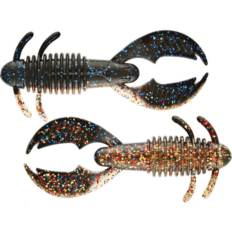 Reins Fishing 4” Ax Craw Creature Bait 6pk - 