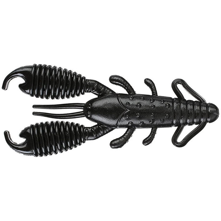 Reins Fishing 4” Ring Craw Daddy 5pk - #001 Watermelon Seed-#002 Green Pumpkin-#005 Green Pumpkin Blue-#011 Black-#012 Junebug-#022 Black Blue Flake-#040 Green Pumpkin Silver-#B22 BB Craw - Carolina Fishing Tackle LLC
