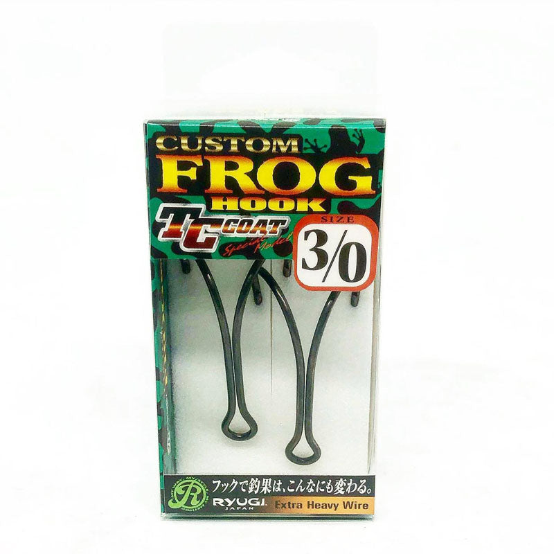 Ryugi Custom Frog Hooks (TC Coat) 2pk - #3/0 - Carolina Fishing Tackle LLC