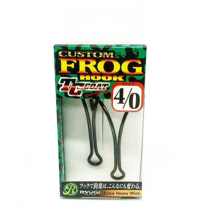Ryugi Custom Frog Hooks (TC Coat) 2pk - #3/0 - Carolina Fishing Tackle LLC