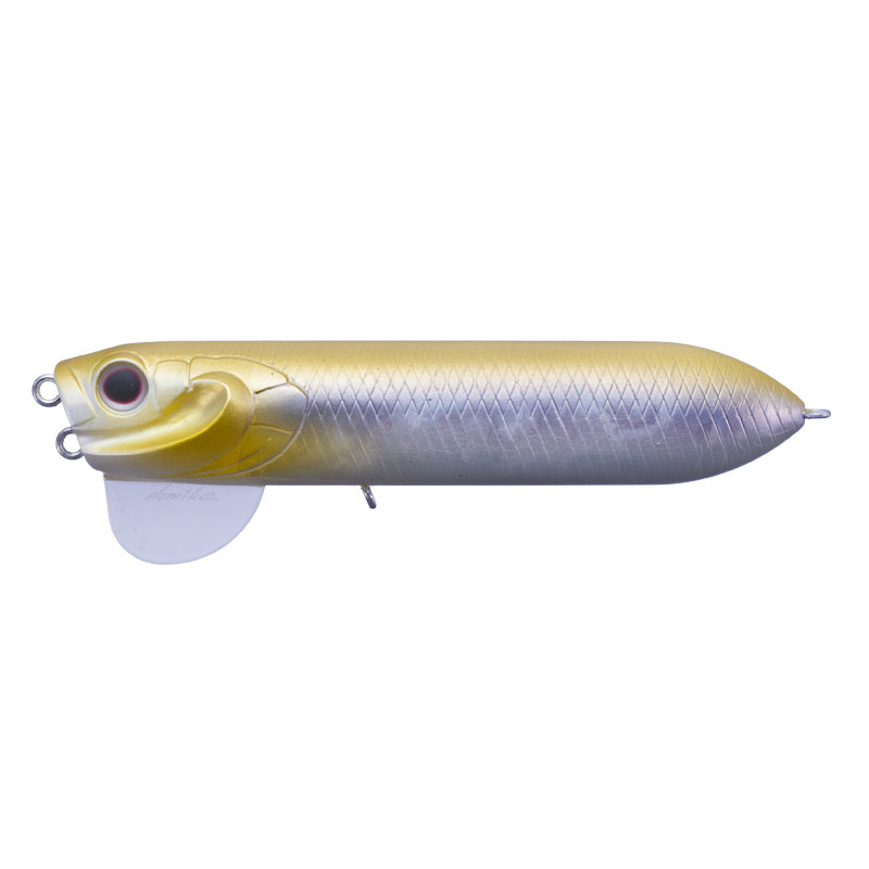O.S.P Lures YAMATO Jr. Pencil Popper - #G-01 Ghost Minnow-#H-23 Ginrin-#M-14 Mat Tiger-#P-05 Black-#P-45 Sunny Gill-#P-64 Pearl/Chart Back-#P-83 Ghost Pearl-#RPO-69 Real Perch-#TG-03 TG Sunfish-#TSL-76 TS Lively Flash Wakasagi - Carolina Fishing Tackle LLC