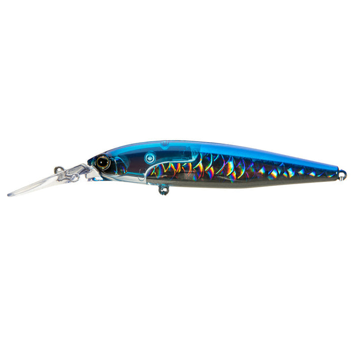 Shimano World Diver WD-99SP FlashBoost Jerkbait - Black Gold-Black SV-Blue SV-Chart Head-Chart SV-Clown-Ghost AYU-Pink Smelt-Pro Blue-Salangidae - Carolina Fishing Tackle LLC