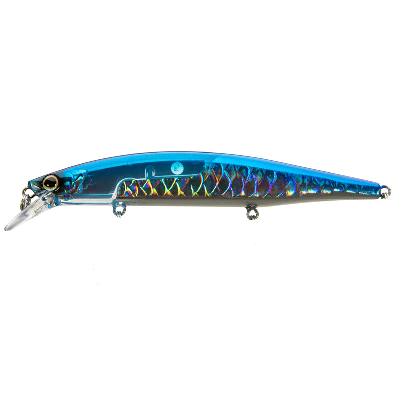 Shimano World Minnow WM-115SP FlashBoost Jerkbait - Black Gold-Black SV-Blue SV-Chart Head-Chart SV-Clown-Pink Smelt-Salangidae-Ghost Ayu - Carolina Fishing Tackle LLC