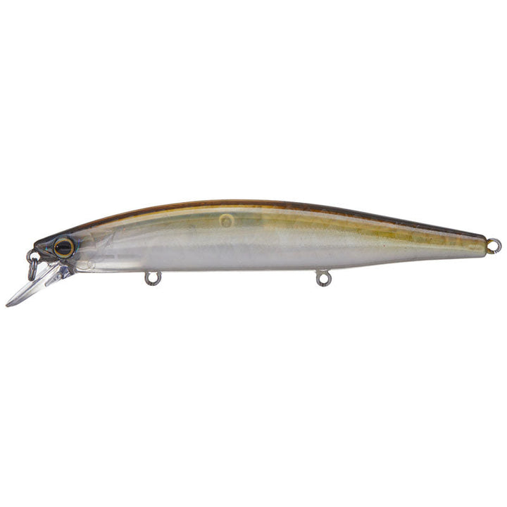 Shimano World Minnow WM-115SP FlashBoost Jerkbait - Black Gold-Black SV-Blue SV-Chart Head-Chart SV-Clown-Pink Smelt-Salangidae-Ghost Ayu - Carolina Fishing Tackle LLC