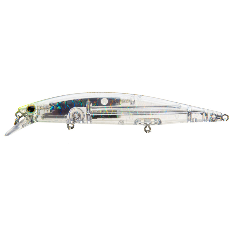 Shimano World Minnow WM-115SP FlashBoost Jerkbait - Black Gold-Black SV-Blue SV-Chart Head-Chart SV-Clown-Pink Smelt-Salangidae-Ghost Ayu - Carolina Fishing Tackle LLC