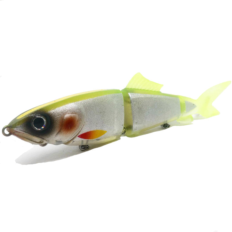 Kasumi Design AYU ACLONE 180 Slow Sinking Swimbait - #KDW02 Tiger Trout-#KDW06 Clear Chartreuse-#KDW10 Blueback Chartreuse-#KDW11 Rainbow Shiner-#KDW12 Carp-#KDW13 Ochi Ayu-#KDW16 Amago (Brown Trout)-#KDW20 Ichiki Black-#BU102 Natural Hasu-#BU103 Natural Bait - Carolina Fishing Tackle LLC