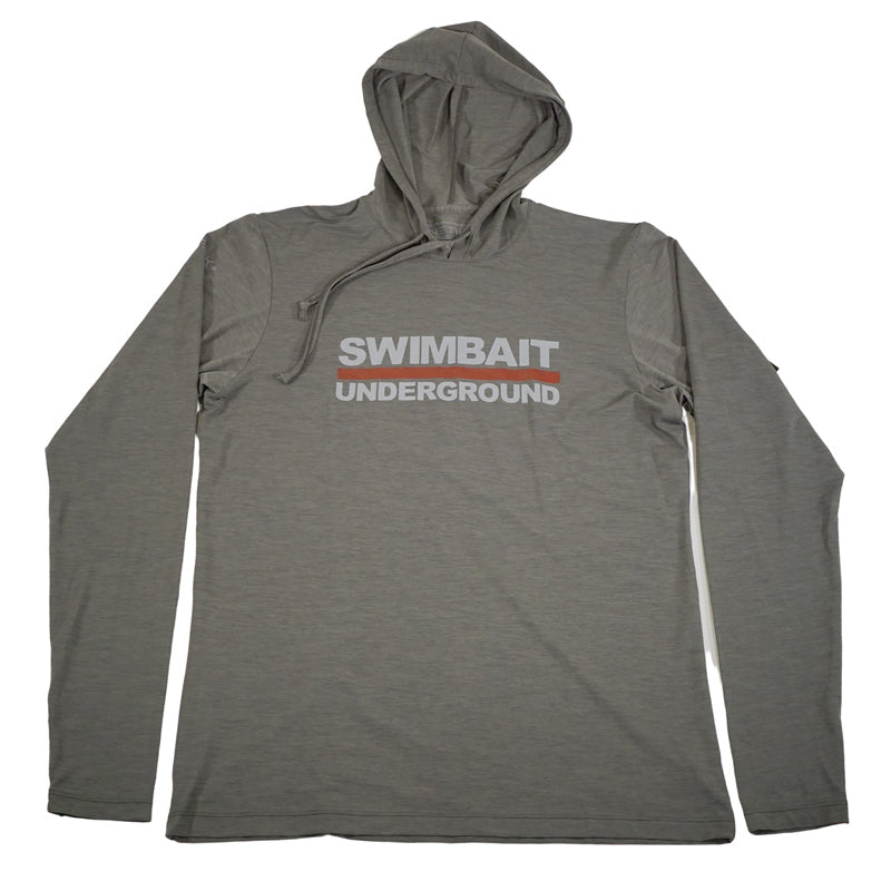 Swimbait Underground EQ Tech Hoodie Olive Heather - Small-Medium-2X-Large - Carolina Fishing Tackle LLC