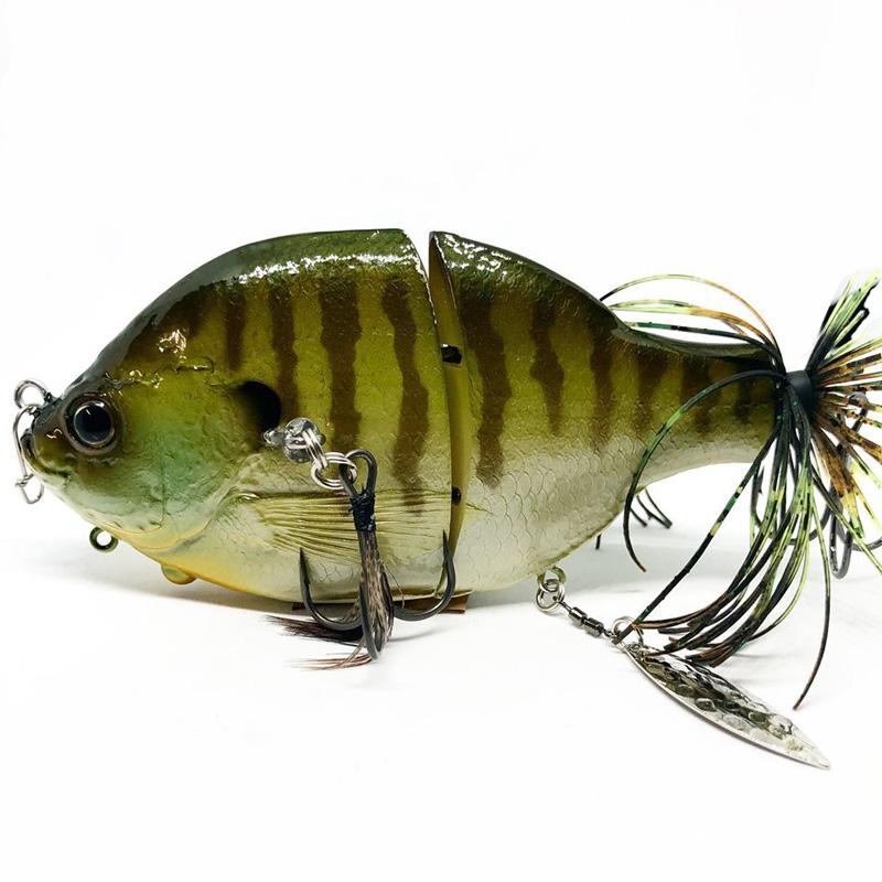 TH Tackle Papa Zoe Jointed Swimbaits - #01 Bull Bluegill - Carolina Fishing Tackle LLC