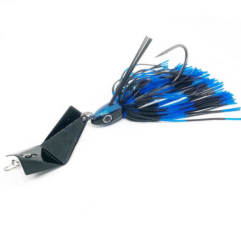 Teckel Lures Bladewaker 1/2 oz - #002 Black & Blue-#004 Green Pumpkin-#005 Junebug - Carolina Fishing Tackle LLC