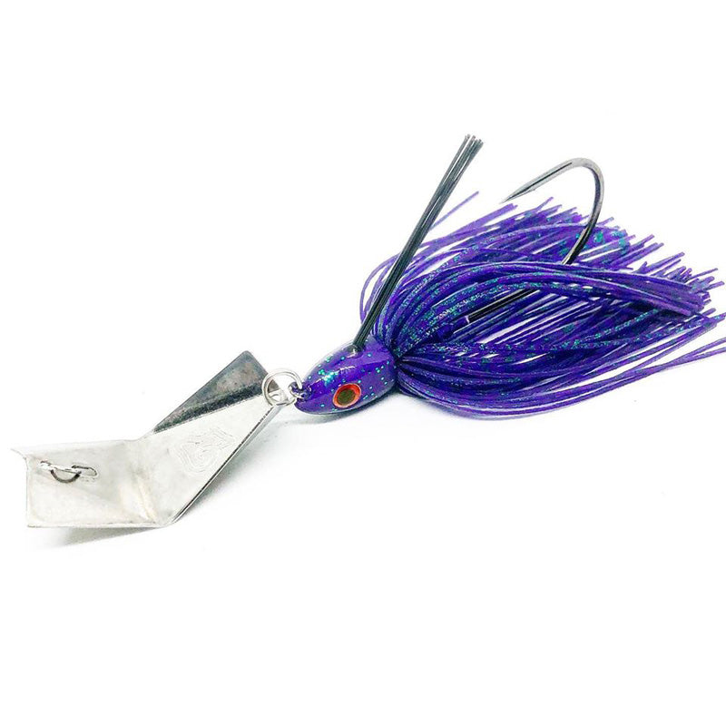 Teckel Lures Bladewaker 1/2 oz - #002 Black & Blue-#004 Green Pumpkin-#005 Junebug - Carolina Fishing Tackle LLC