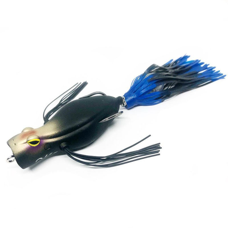 Teckel Lures Duckroaker Popper Frogs - #002 Pearl White-#003 Black Blue-#009 Bluegill-#010 Crystal Chartreuse-#012 Black Bird-#013 Bone-#017 Green Pumpkin-#023 Gizzard Shad-#026 Baby Duck-#027 Hologram Bone - Carolina Fishing Tackle LLC