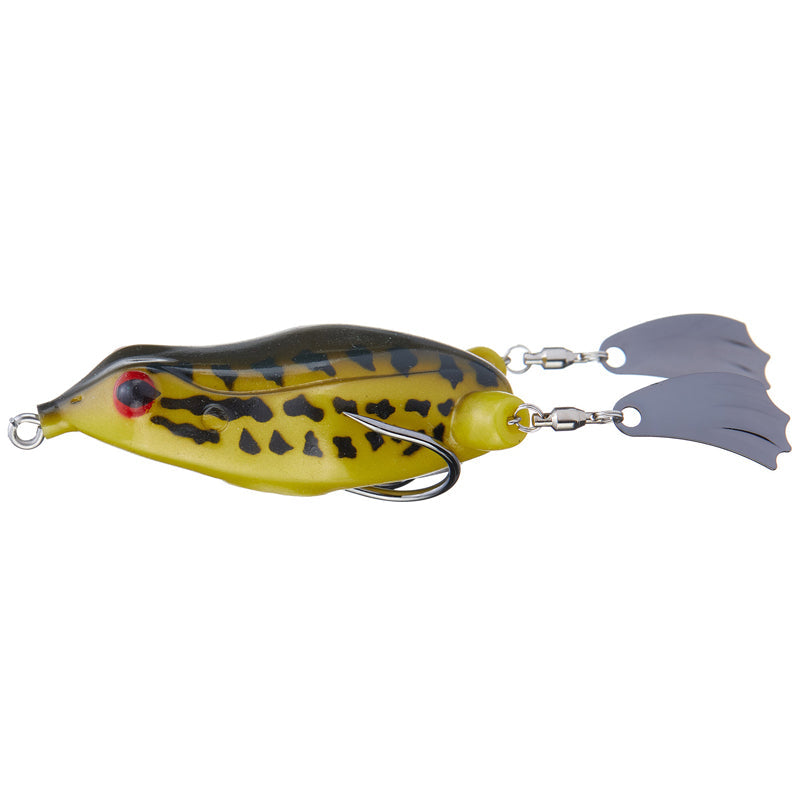 Teckel Lures Honker Frogs - #001B Color Me-#003B Black Blue-#005B Camo-#008B Lemon Lime-#016B Grey Camo-#028B Snakehead-#014B Mattcha Cream - Carolina Fishing Tackle LLC