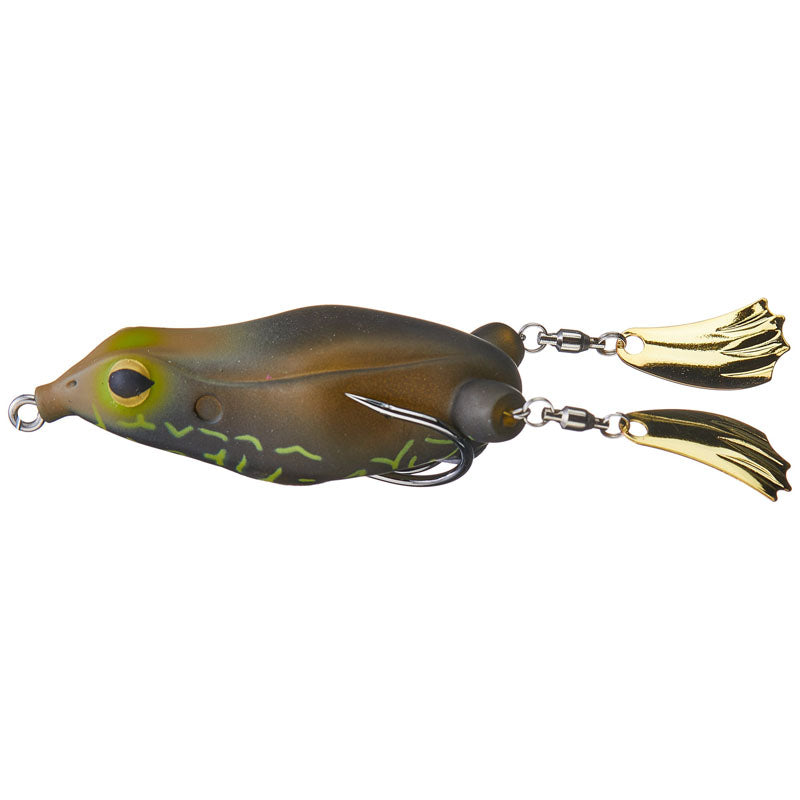 Teckel Lures Honker Frogs - #001B Color Me-#003B Black Blue-#005B Camo-#008B Lemon Lime-#016B Grey Camo-#028B Snakehead-#014B Mattcha Cream - Carolina Fishing Tackle LLC