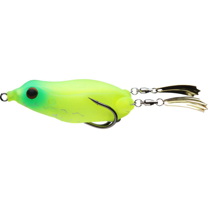 Teckel Lures Honker Frogs - #001B Color Me-#003B Black Blue-#005B Camo-#008B Lemon Lime-#016B Grey Camo-#028B Snakehead-#014B Mattcha Cream - Carolina Fishing Tackle LLC