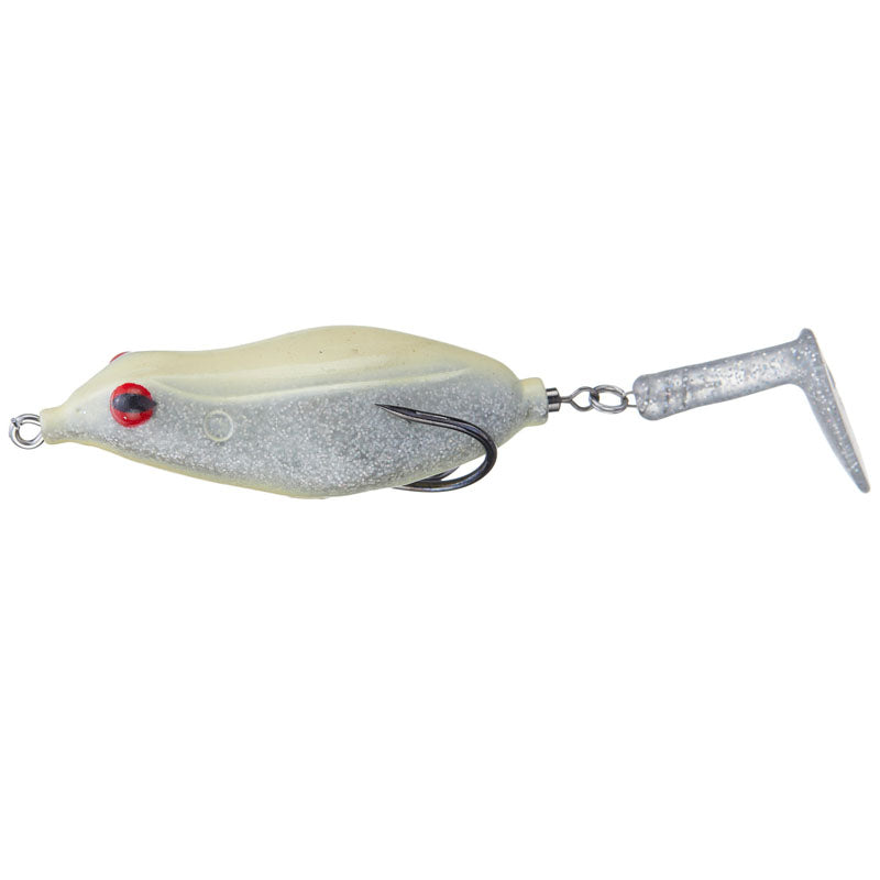Teckel Lures Sprinker Frogs - #002 Pearl White-#003 Black Blue-#007 Watermelon-#008 Lemon Lime-#018 June Bug-#023 Ghost Minnow-#024 Chartreuse Shiner-#025 Old White Shore-#027 Hologram Bone - Carolina Fishing Tackle LLC