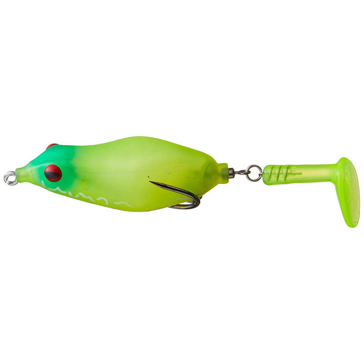 Teckel Lures Sprinker Frogs - #002 Pearl White-#003 Black Blue-#007 Watermelon-#008 Lemon Lime-#018 June Bug-#023 Ghost Minnow-#024 Chartreuse Shiner-#025 Old White Shore-#027 Hologram Bone - Carolina Fishing Tackle LLC