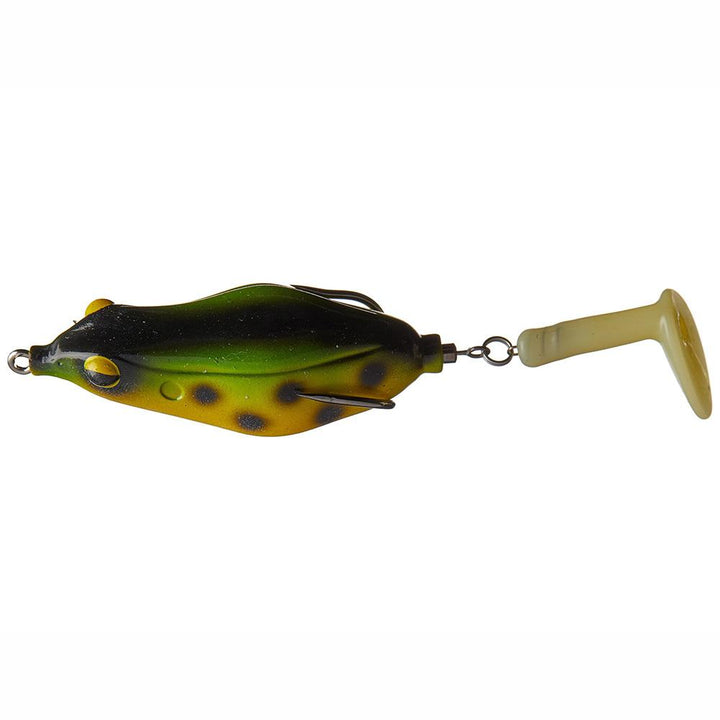 Teckel Lures Sprinker Frogs - #002 Pearl White-#003 Black Blue-#007 Watermelon-#008 Lemon Lime-#018 June Bug-#023 Ghost Minnow-#024 Chartreuse Shiner-#025 Old White Shore-#027 Hologram Bone - Carolina Fishing Tackle LLC