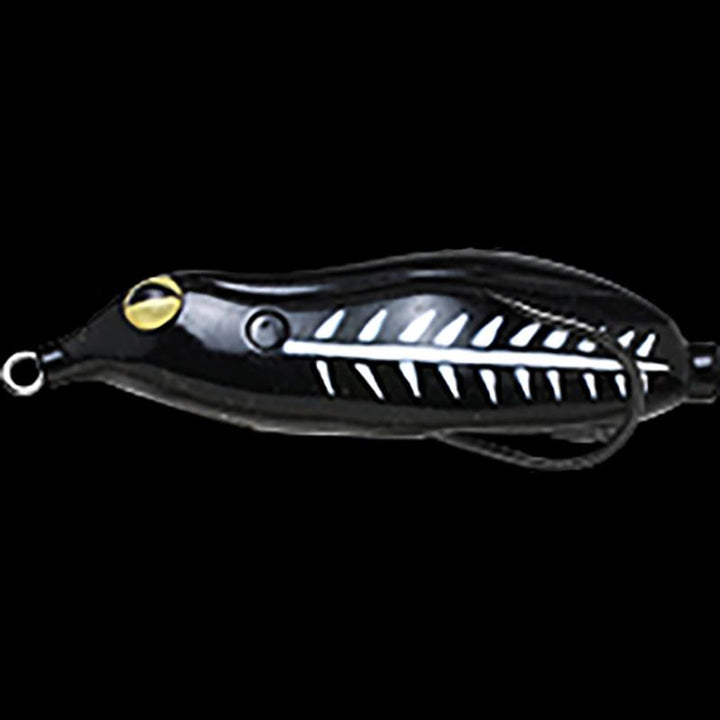 Teckel Lures Whacker Frogs - #001S Color Me-#002S Pearl White-#003S Black Blue-#008S Lemon Lime-#011S Crystal Pink-#015S Clear Camo-#016S Grey Camo-#018S Junebug-#020S Old Black Shore-#025S Old White Shore - Carolina Fishing Tackle LLC