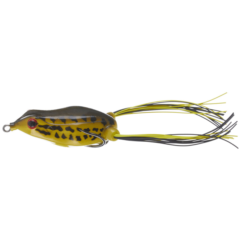 Teckel Lures Whacker Frogs - #001S Color Me-#002S Pearl White-#003S Black Blue-#008S Lemon Lime-#011S Crystal Pink-#015S Clear Camo-#016S Grey Camo-#018S Junebug-#020S Old Black Shore-#025S Old White Shore - Carolina Fishing Tackle LLC