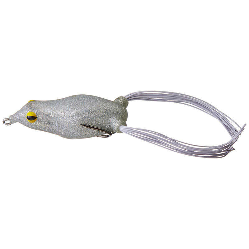 Teckel Lures Whacker Frogs - #001S Color Me-#002S Pearl White-#003S Black Blue-#008S Lemon Lime-#011S Crystal Pink-#015S Clear Camo-#016S Grey Camo-#018S Junebug-#020S Old Black Shore-#025S Old White Shore - Carolina Fishing Tackle LLC