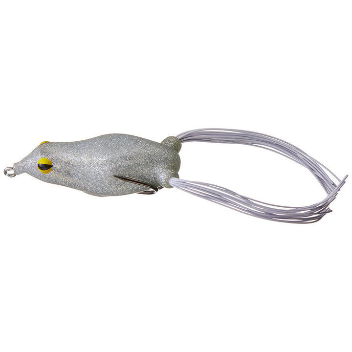 Teckel Lures Whacker Frogs - #001S Color Me-#002S Pearl White-#003S Black Blue-#008S Lemon Lime-#011S Crystal Pink-#015S Clear Camo-#016S Grey Camo-#018S Junebug-#020S Old Black Shore-#025S Old White Shore - Carolina Fishing Tackle LLC