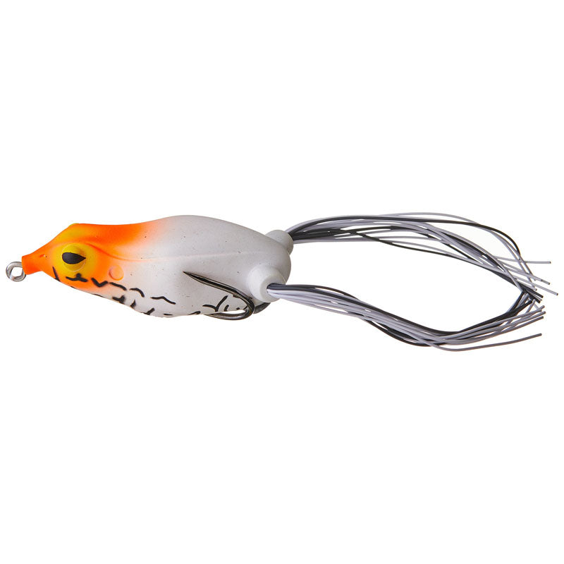 Teckel Lures Whacker Frogs - #001S Color Me-#002S Pearl White-#003S Black Blue-#008S Lemon Lime-#011S Crystal Pink-#015S Clear Camo-#016S Grey Camo-#018S Junebug-#020S Old Black Shore-#025S Old White Shore - Carolina Fishing Tackle LLC