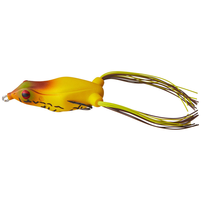 Teckel Lures Whacker Frogs - #001S Color Me-#002S Pearl White-#003S Black Blue-#008S Lemon Lime-#011S Crystal Pink-#015S Clear Camo-#016S Grey Camo-#018S Junebug-#020S Old Black Shore-#025S Old White Shore - Carolina Fishing Tackle LLC
