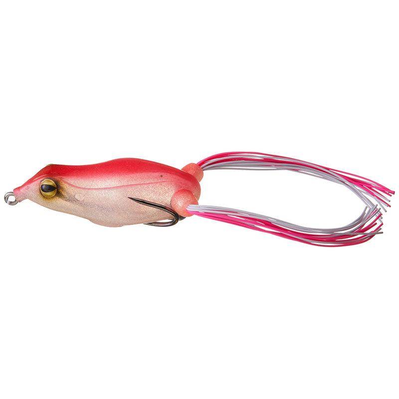 Teckel Lures Whacker Frogs - #001S Color Me-#002S Pearl White-#003S Black Blue-#008S Lemon Lime-#011S Crystal Pink-#015S Clear Camo-#016S Grey Camo-#018S Junebug-#020S Old Black Shore-#025S Old White Shore - Carolina Fishing Tackle LLC