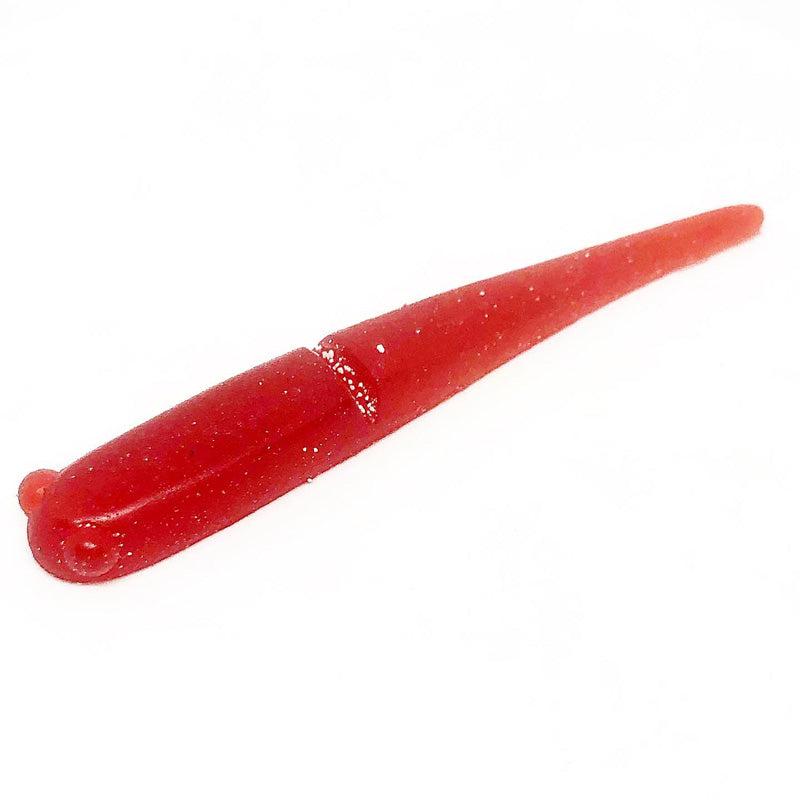 Ten Feet Under 3.6” Pretty Shad 6pk - #01 Red-#02 Black-#03 Oil-#04 Watermelon Pepper-#05 Green Pumpkin Pepper-#06 Smoke/Silver Flake-#07 Clear Pepper-#08 Cinnamon/Blue Flake - Carolina Fishing Tackle LLC