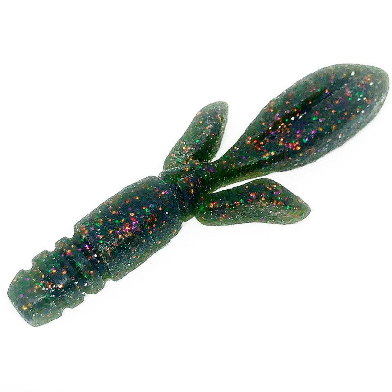 Ten Feet Under 3.7” Pad Rotter 7pk - #02 Black-#04 Sunburn Pepper-#06 Sand Purple-#08 Florida Blue - Carolina Fishing Tackle LLC