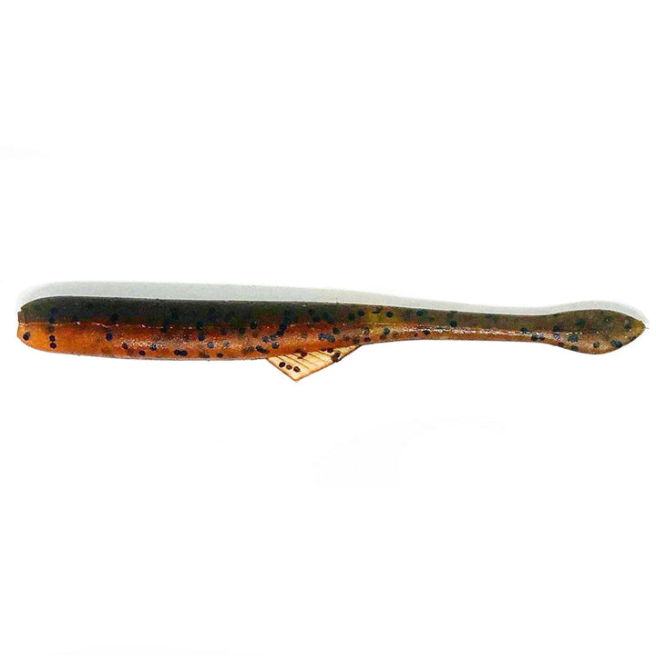 Ten Feet Under 3.8” Skip Shad 8pk - #1 Pearl White-#2 Watermelon Pepper-#03 Green Pumpkin Pepper-#7 Alewife-#13 Fork Secret-#23 Alabama Craw-#27 Chartreuse/Silver Flake-#28 Red-#29 Electric Shad-#30 Bluegill - Carolina Fishing Tackle LLC