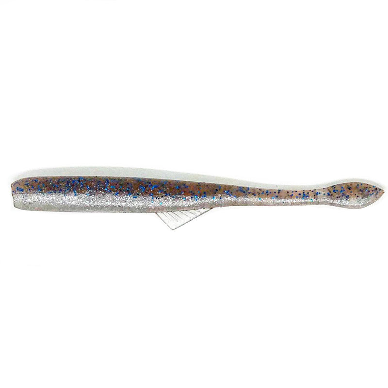 Ten Feet Under 3.8” Skip Shad 8pk - #1 Pearl White-#2 Watermelon Pepper-#03 Green Pumpkin Pepper-#7 Alewife-#13 Fork Secret-#23 Alabama Craw-#27 Chartreuse/Silver Flake-#28 Red-#29 Electric Shad-#30 Bluegill - Carolina Fishing Tackle LLC