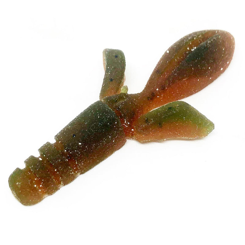 Ten Feet Under 3” Chibi Rotter 7pk - #1 Fork Secret-#2 Pumpkin Bug-#3 Junebug Emerald-#4 Both Craw-#5 Cinnamon Shrimp-#6 Kiwi - Carolina Fishing Tackle LLC