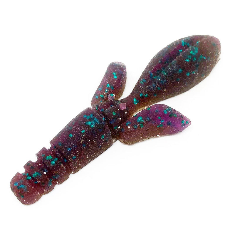 Ten Feet Under 3” Chibi Rotter 7pk - #1 Fork Secret-#2 Pumpkin Bug-#3 Junebug Emerald-#4 Both Craw-#5 Cinnamon Shrimp-#6 Kiwi - Carolina Fishing Tackle LLC