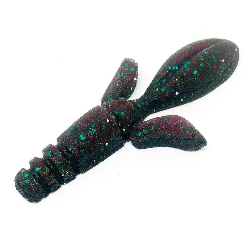 Ten Feet Under 3” Chibi Rotter 7pk - #1 Fork Secret-#2 Pumpkin Bug-#3 Junebug Emerald-#4 Both Craw-#5 Cinnamon Shrimp-#6 Kiwi - Carolina Fishing Tackle LLC