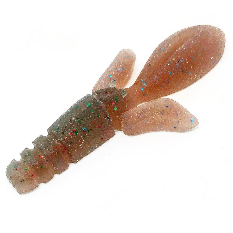 Ten Feet Under 3” Chibi Rotter 7pk - #1 Fork Secret-#2 Pumpkin Bug-#3 Junebug Emerald-#4 Both Craw-#5 Cinnamon Shrimp-#6 Kiwi - Carolina Fishing Tackle LLC
