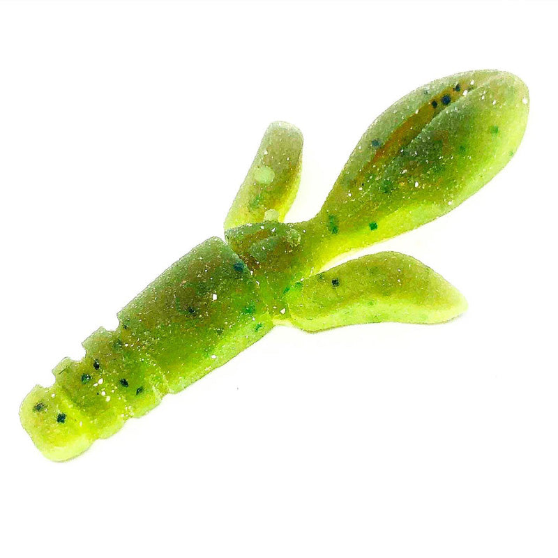 Ten Feet Under 3” Chibi Rotter 7pk - #1 Fork Secret-#2 Pumpkin Bug-#3 Junebug Emerald-#4 Both Craw-#5 Cinnamon Shrimp-#6 Kiwi - Carolina Fishing Tackle LLC