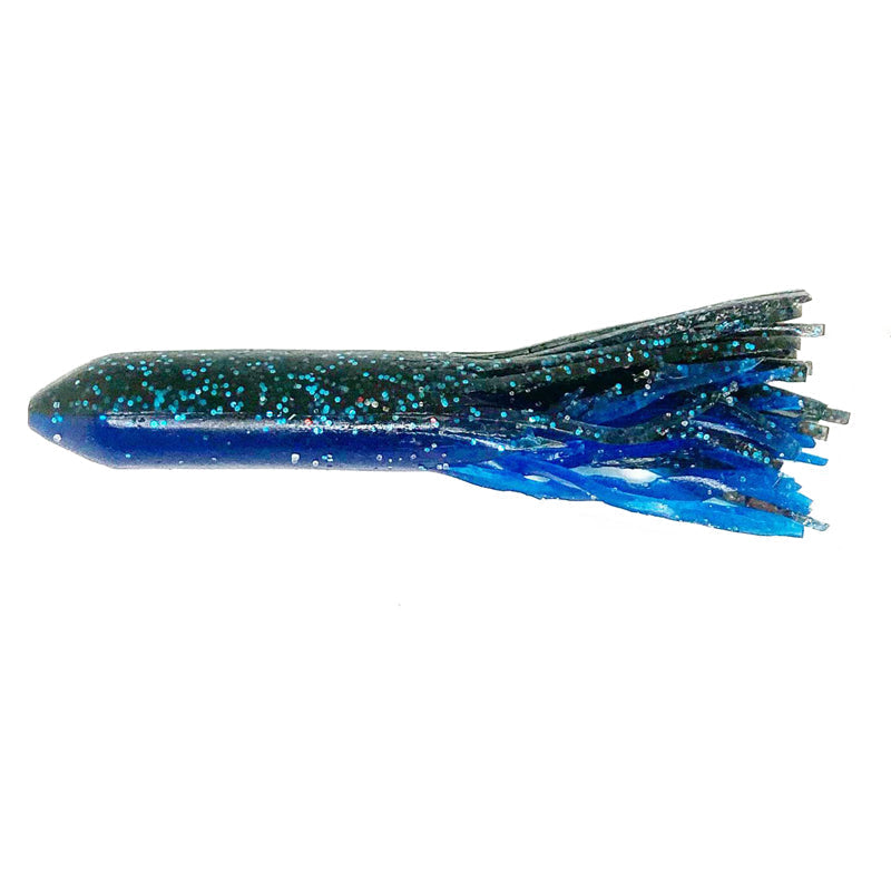 Ten Feet Under 4” TUBULL Flipping Tube 6pk - #14 Tubull Pearl White/Silver Flake-#21 Black-#22 Super White - Carolina Fishing Tackle LLC