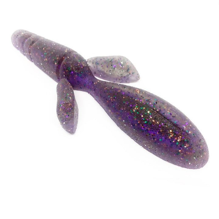 Ten Feet Under 5” Deka Rotter 5pk - #2 Cinnamon Shrimp-#3 Smoke Shrimp-#4 Green Pumpkin Candy Bug - Carolina Fishing Tackle LLC